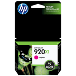 HP 920XL High Yield Magenta Original Ink Cartridge (CD973AN)