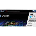 HP 128A Cyan Original LaserJet Toner Cartridge (CE321A)