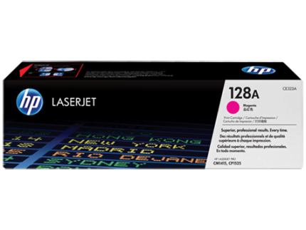 HP 128A Magenta Original LaserJet Toner Cartridge (CE323A)