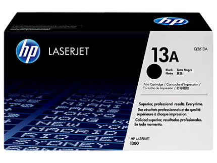 HP 13A Black Original LaserJet Toner Cartridge (Q2613A)