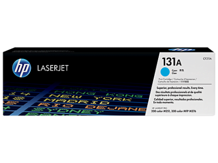 HP 131A Cyan Original LaserJet Toner Cartridge (CF211A)