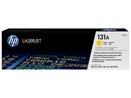 HP 131A Yellow Original LaserJet Toner Cartridge (CF212A)