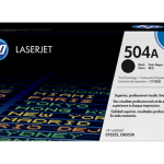 HP 504A Black Original LaserJet Toner Cartridge (CE250A)