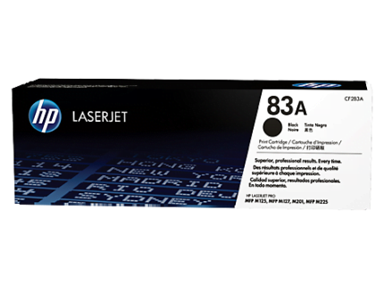 HP 83A Black Original LaserJet Toner Cartridge (CF283A)
