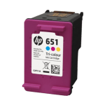 HP 651 Tri-color Original Ink Advantage Cartridge (C2P11AE)