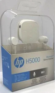 HP H5000 Bluetooth Headset-White-J2X00AA