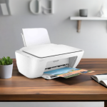 HP DeskJet 2320 All-in-One Printer – White front view