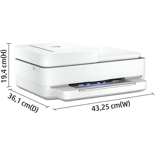 HP DeskJet Plus Ink Advantage 6075 All-in-One Color Wireless Printer 5SE22C front view