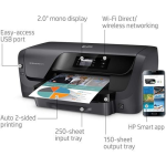HP OfficeJet Pro 8210 Wireless Printer – Black color business printer with wireless connectivity
