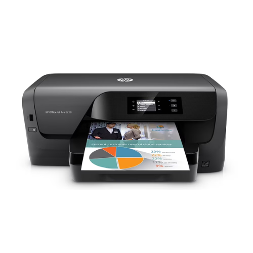 HP Office Jet Pro 8210 Wireless Printer Black HP OfficeJet Pro 8210 Wireless Printer – Black color business printer with wireless connectivity