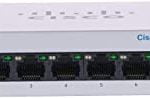 Cisco Switch CBS110-8PP-EU , 8Port Data , 10/100/1000 Ports , (4 support PoE with 32W power budget) , unmanaged , Capacity 16 Gbps ,Desktop