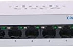 Cisco Switch CBS110-8PP-EU , 8Port Data , 10/100/1000 Ports , (4 support PoE with 32W power budget) , unmanaged , Capacity 16 Gbps ,Desktop