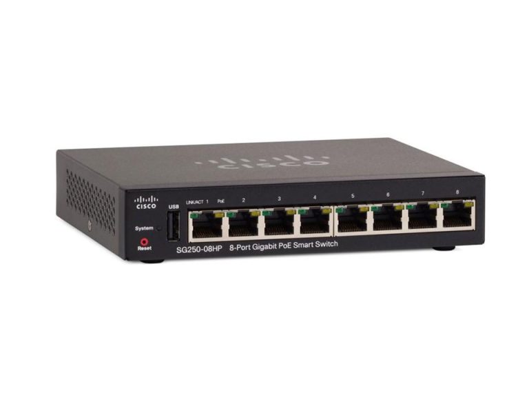 Cisco SG250-08 Series Smart Switches, Build a reliable, easy-to-use ...