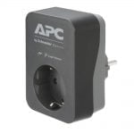 APC PME1WB-GR Essential SurgeArrest 1 Outlet Black 230V Germany