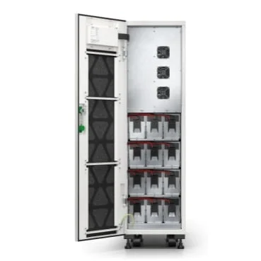 Easy E3SUPS10KHB1 3S 10 kVA 400V 3:3 UPS, 1 internal 7Ah modular battery string, expandable to 3