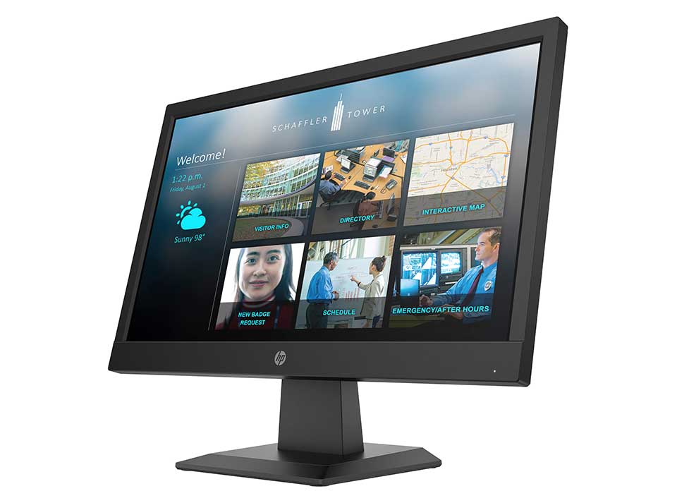 HP Monitor P19B 18.5 Inch HD, Black – G4-9TY83AS