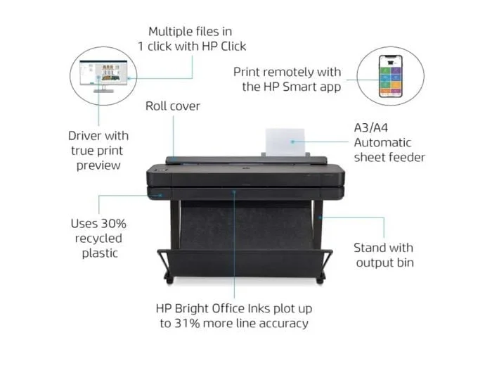 Plotter-HP-DesignJet-T630-36-IN-5HB11A - Image 4