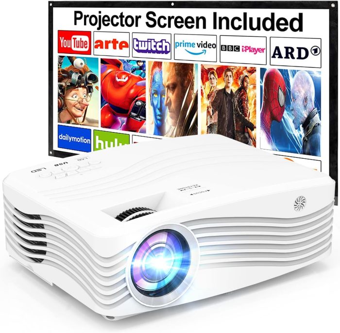 AK-50 LED Projector - Projection Screen Televisions - 120 Inch Projection Screen