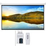 Electric Projector Screen - Motorised Projector Screen Ceiling Mount - 2 x 2 Merters