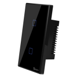 WiFi Wall Switche - TX T3US2C Black