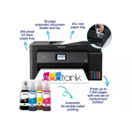 Epson EcoTank L14150 Wi-Fi color inkjet printer on office desk