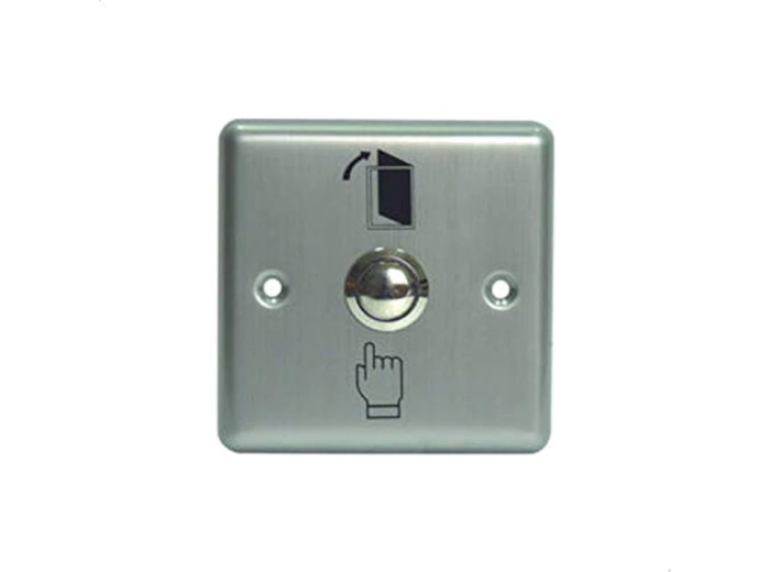 home security - stainless steel exit button