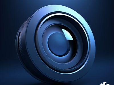 Smart Zoom Technology concept illustration showing AI image enhancement