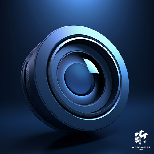 Smart Zoom Technology concept illustration showing AI image enhancement
