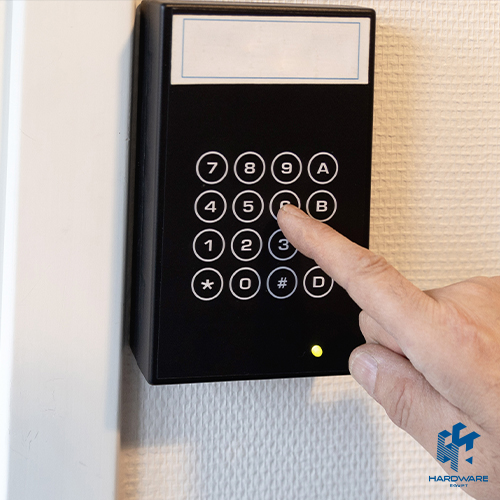 Modern intercom system with video screen and smart home integration by Hardware Egypt.