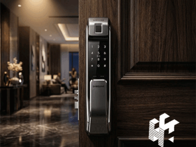 smart door lock installation