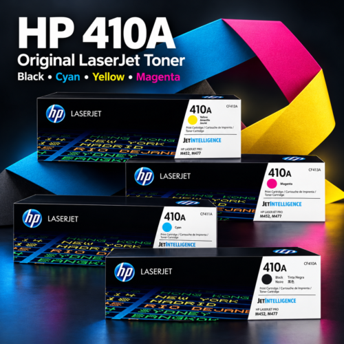 Original LaserJet Toner Cartridges Compatible Printers The HP 410A cartridges are designed for the HP Color LaserJet Pro M377, M452 and M477 series, including: HP Color LaserJet Pro M452dn, M452dw, M452nw HP Color LaserJet Pro M377dw HP Color LaserJet Pro MFP M477fdn, M477fdw, M477fnw Original LaserJet Toner Cartridges