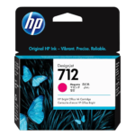 HP 712 Original DesignJet Ink Cartridges 4-Color Bundle